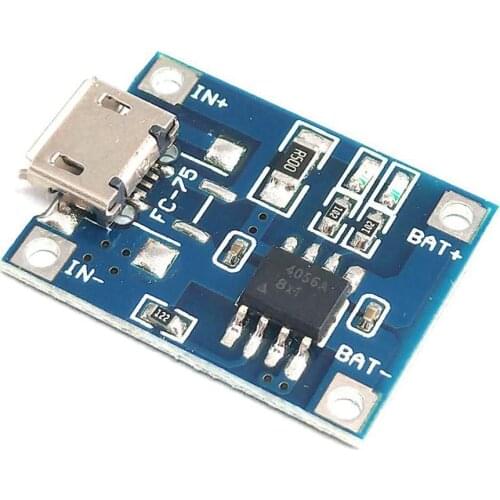 5V 1A Micro USB Lithium Battery Charging Board Charger Dual Functions TP4056 Module+Protection T9Y8