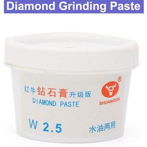 60g/pcs Diamond Grinding Paste Metal Mould Stainless Steel Mirror Surface Jade Grinding Polishing Paste Water Oil Dual-used