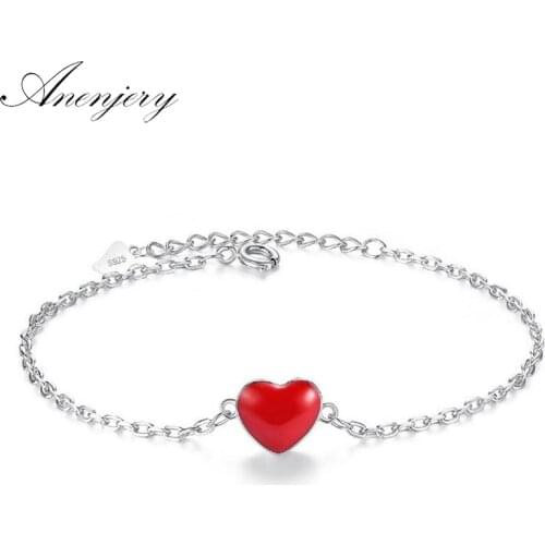 Красные браслеты Anenjery China At AliExpress