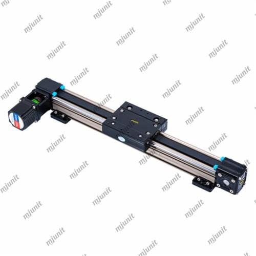 Mjunit full-automatic visual positioning double head synchronous belt linear actuator with high-speed, linear module sliding