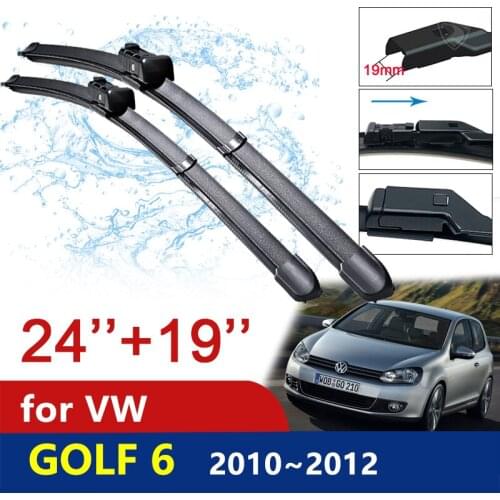 Car Wiper Blade for Volkswagen VW Golf 6 MK6 2009~2013 5K Front Windscreen Brushes Wipers Car Accessories 2010 2011 2012
