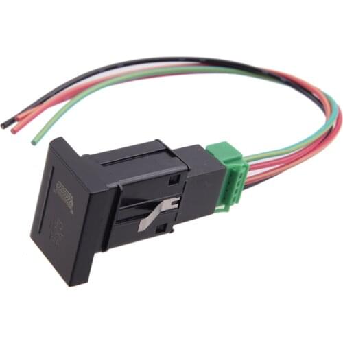 Car 12V 3A 5 Pin LED LIGHT BAR Push Switch on-off Red Fit for VW Amarok Overload Protection