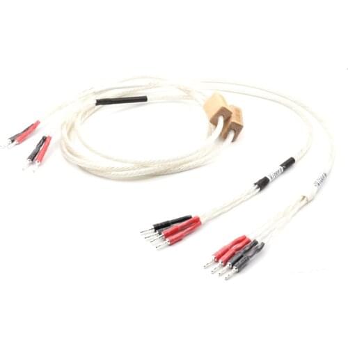 Free shipping 2.5M Speaker cable Biwire speaker cable 100% brand new Odin cable
