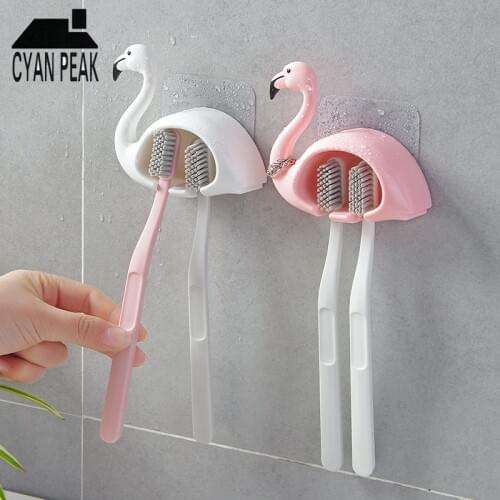 CYAN PEAK Wall Mounted Toothbrush Holders