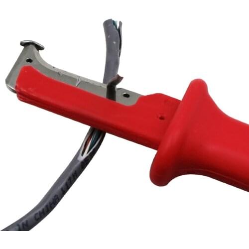 Wire Stripper Tools Insulated Electrician Knife 1000V Cable Stripping Knife Straight Curved Hook Fixed Blade