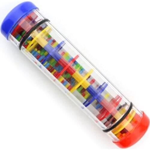 N0HA Baby Rainmaker Mini Toy - Rain Stick Musical Instrument for Babies, Toddlers and Kids - Sensory Developmental Rhythm