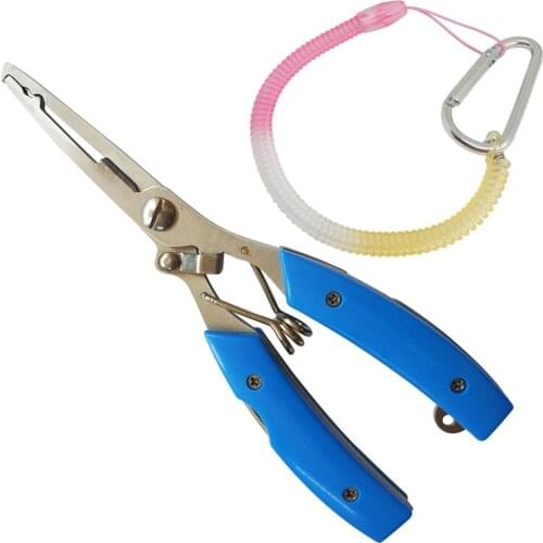Multi-function Fishing Pliers Stainless Steel Fishing Accessoreis Line Wire Cutter Stripper Hook Remover
