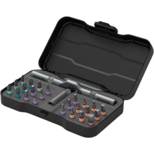 Multi-purpose ratchet set, mechanical disassembly and maintenance, 24 in 1 design, Geek tool control