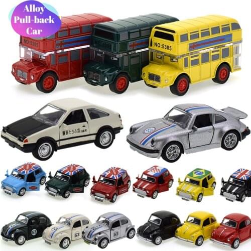 1:43 Simulation Alloy Car Pull Back Diecast Model Toy Collection Pull Back Vehicle For Boys Children Christmas Educational Gift