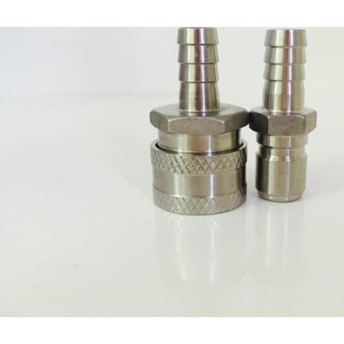 Stainless Female Quick Disconnect Set, Homebrew Fitting, 1/2"barb, Wholesale and Retail beer Quick Disconnect for home brewing