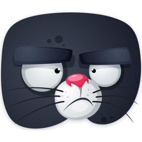 Sad Cat Sticker Plane Extreme