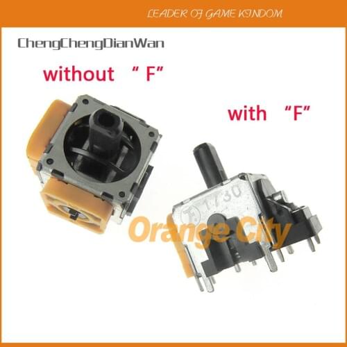 Original New 3D Rocker Analog Joystick Yellow for Sony PlayStation 4 PS4 Wireless Controller 2pcs