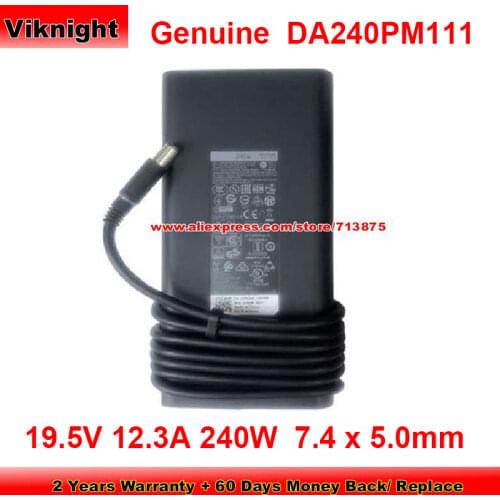 Genuine DA240PM111 19.5V 12.3A AC Adapter ADP-240AB B for Dell Alienware M17X R2 17 R3 XPS L702X L502X Laptop Power Supply