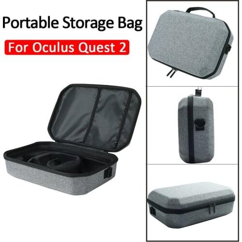 Protable Accessories For Oculus Quest 2 VR Headset Travel Carrying Case EVA Storage Bag For Oculus Quest 2 Bag VR Accessories