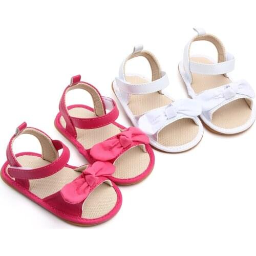 Cute Newborn Baby Girl Sandalet Toddler Summer Shoes Soft Rubber Sole Sandles Infant Slippers Princess Flats sandale accessories