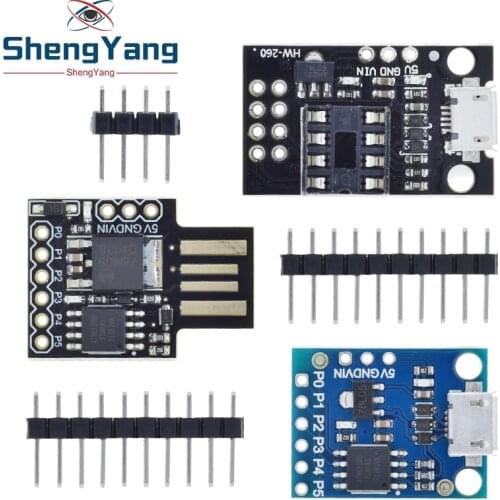 Blue Black TINY85 Digispark Kickstarter Micro Development Board ATTINY85 module for Arduino IIC I2C USB