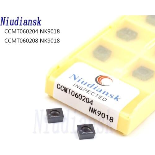 CCMT060204 NK9018 CCMT060208 NK9018 High quality Carbide inserts CNC lathe tools Turning inserts Stainless steel turning tools