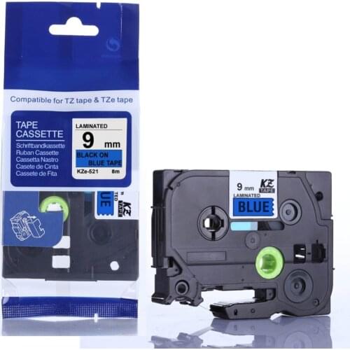 2pcs mixed Self-adhesive Compatible BrotherTZE-FA label tapes TZe-FA3 and TZe-FA4