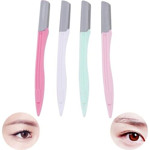 3Colors Eyebrow Trimmer Face Eyebrow Hair Shaver Remover Blade Razor Epilator Makeup Beauty Tools For Women