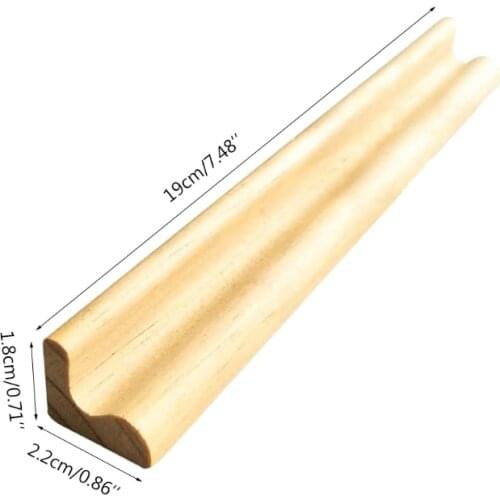 4 Pieces Wooden Domino Racks Domino Tiles Holder Wood Domino Holders Organizer Tray Wooden Racks for mexican Train Dropship