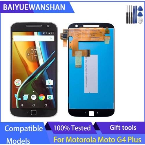 5.5" Original For Motorola Moto G4 Plus LCD Display Touch Screen with Frame For MOTO G4 Plus Xt1644 Xt1640 Xt1641 XT1625 LCD