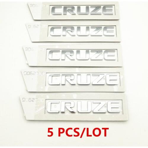 5PCS Original Trunk Model Sticker Logo For Chevrolet Cruze OEM# 9062738 9030644