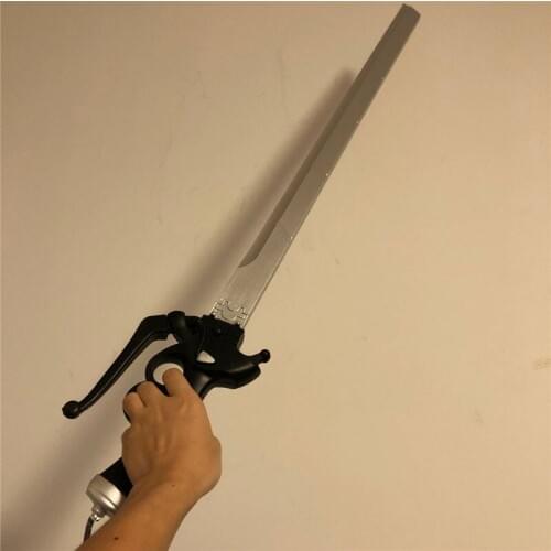 Attack On Titan Mikasa Ackerman sword cosplay RivaMika LeviMika Movie sword simulation gun Prop