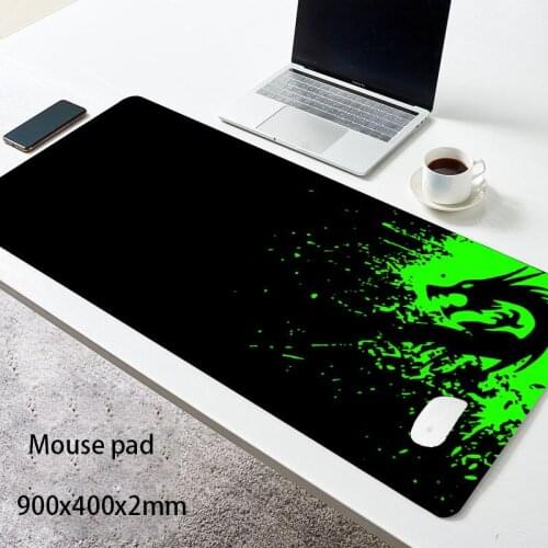 Gaming Large Mouse Pad with Stitched Edges- Extended XXL Mouse Mat with Nonslip Natural Rubber Base and Waterproof mouse pad mat