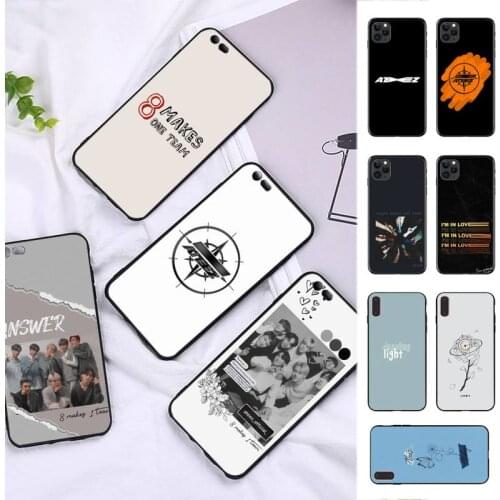 FHNBLJ ATEEZ Phone Case for iPhone 8 7 6 6S Plus X 5S SE 2020 XR 11 12 pro XS MAX