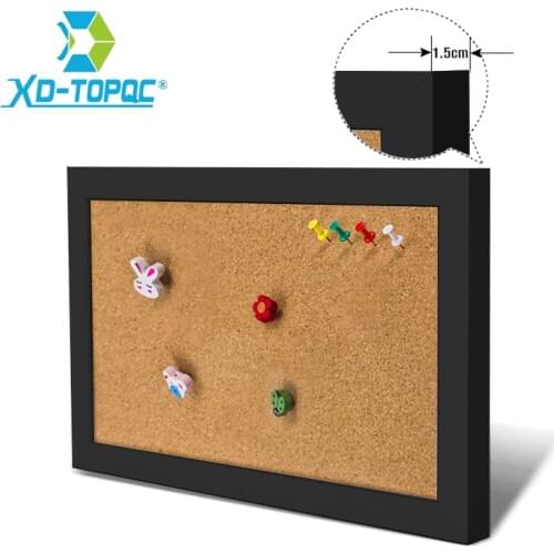 XINDI 5 Colors Bulletin Board MDF Frame Cork Board 25*35cm Photos Pin Memo Cork Message Boards For Notes Home Free Shipping