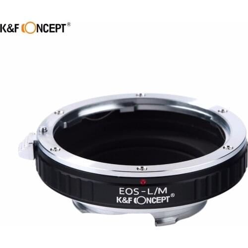 K&F CONCEPT for EOS-L/M Camera Lens Adapter Ring For Canon EOS EF Mount Lens To Leica M LM L/M Lens Camera Body