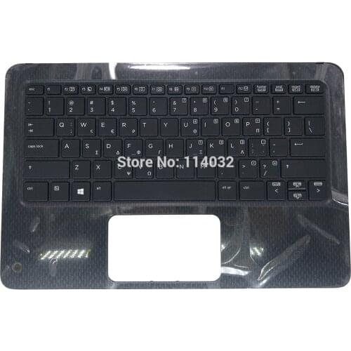 GK keyboard for HP Probook X360 11 G1 G2 EE Greek black with Palmrest Bezel 6070B1118402 V1487268S1 6037B0129328 original new