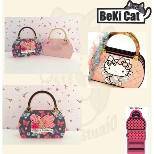 Purse Mini Album cutting die file Original Stencils for DIY Scrapbooking photo album Decorative DIY Paper Cards