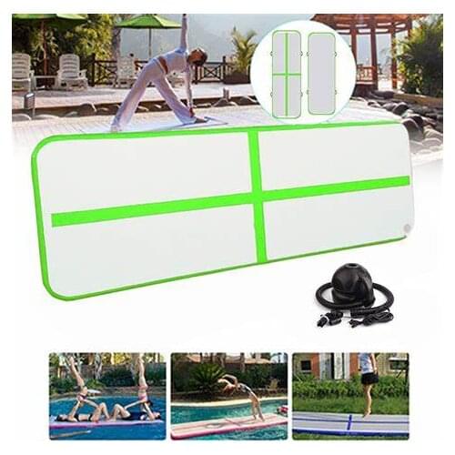 Free Shipping 4x1x0.2m Inflatable Gymnastics Mattress Gym Tumble Air track Floor Tumbling Air Track mat For Adults or Child