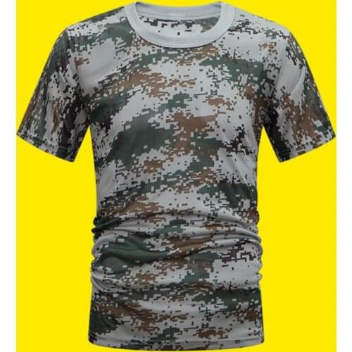 2021 New Camouflage Running Sport Short Sleeve T-Shirt Men O Neck Soft Leisure Riding Walking T Shirt Loose Tee Tops Apparel