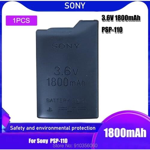 NEW 3.6V Sony 1800mAh Lithium Ion Rechargeable Battery Pack for PSP1000 PSP 1000 PSP-110 Console Gamepad Replacement batteries