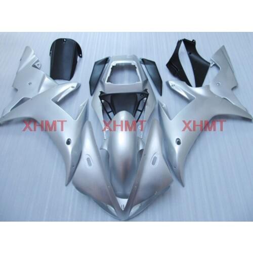For YZFR1 2002 - 2003 Body Kits for YAMAHA YZFR1 2003 Fairing for YAMAHA YZFR1 02 Silver White Fairing