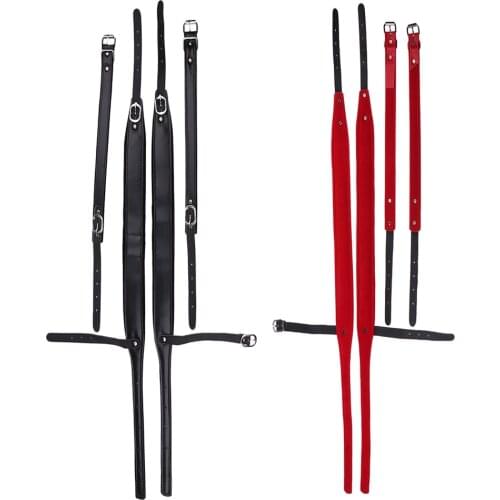 Durable 2Pcs Cattlehide 120 Bass Accordion Shoulder Strap Belt 98-110cm