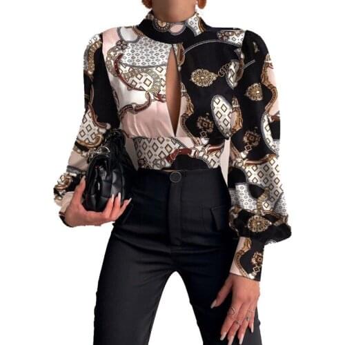 Блузки с воротником стойка Ropa Mujer China At AliExpress