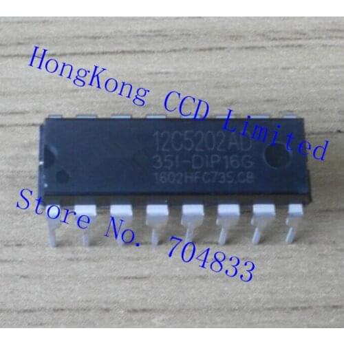 STC12C5202AD-35I-DIP16 12C5202AD 35I-DIP16 DIP-16