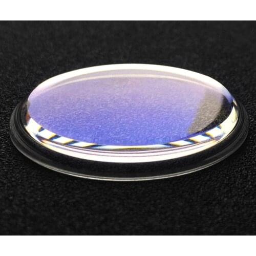 Pot shape glass 34mm dia Blue AR dome watch glass crystal Mineral glass Parts for Seiko brand