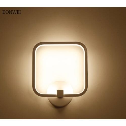 DONWEI LED Wall Lamp Indoor Living Room Dining Room Decoration Lighting Bedroom Beside Wall Light Stairway Corridor Light