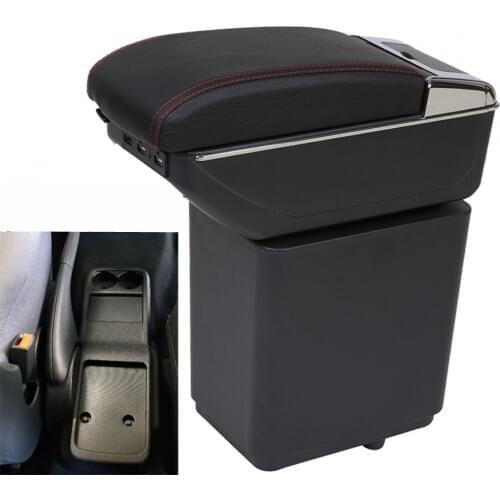 For Berlingo partner armrest box universal car center console caja modification accessories double raised with USB