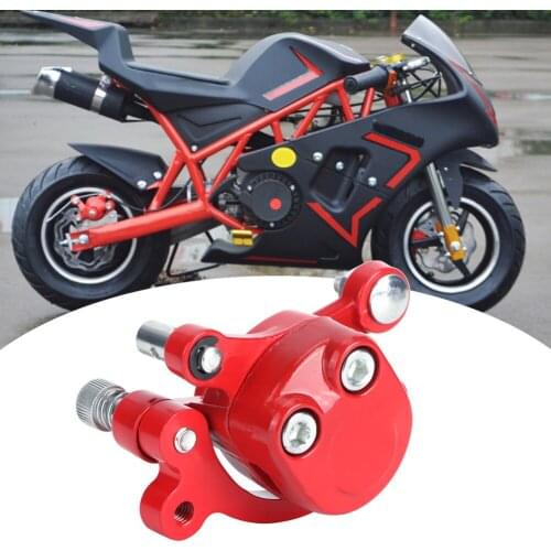 Universal Front Rear Disc Brake Caliper 120mm Disc Rotor + Brake Caliper For 43 47 49cc Electric Go Kart Scooter Mini Moto