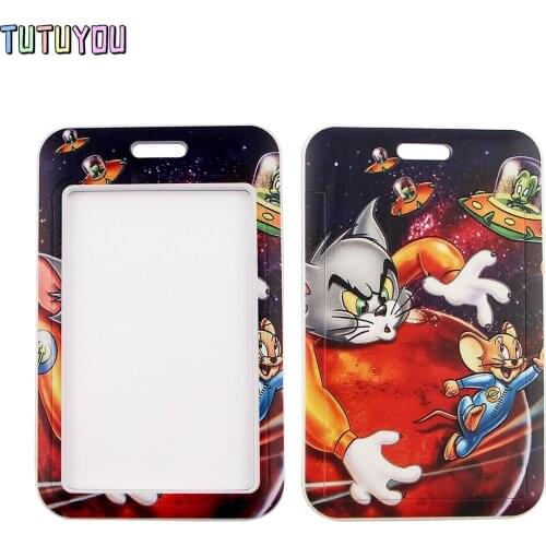 1pc PC2728 Cat Cartoon Mice Neck Strap Lanyard For Keys ID Card Gym Phone Straps USB Badge Holder Hang Rope Lariat Lanyard