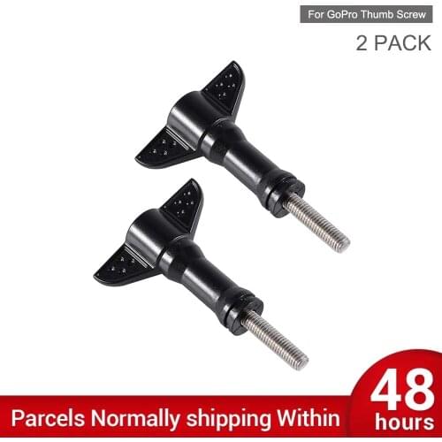 2Pcs Go Pro Accessories Tripod Mount Adapter Knob Bolt Nut Long Thumb Screw for GoPro 9 8 7 6 5 4 Yi 4K Sjcam Eken DJI Camera