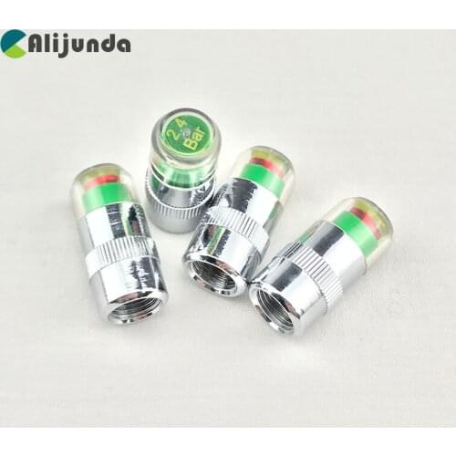 4PCS Tire Pressure Detecting Cap Visible Alarm Monitor Indicator Car Accessories for Honda CRV Accord Odeysey Crosstour FIT Jazz