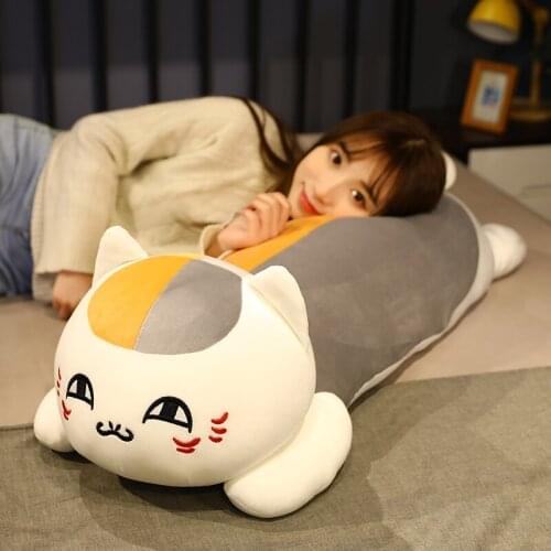 70-110CM Natsume Yuujinchou Nyanko Sensei Plush Cat Toys Anime Cartoon Stuffed Dolls Pillow Cushion for Children Birthday Gift