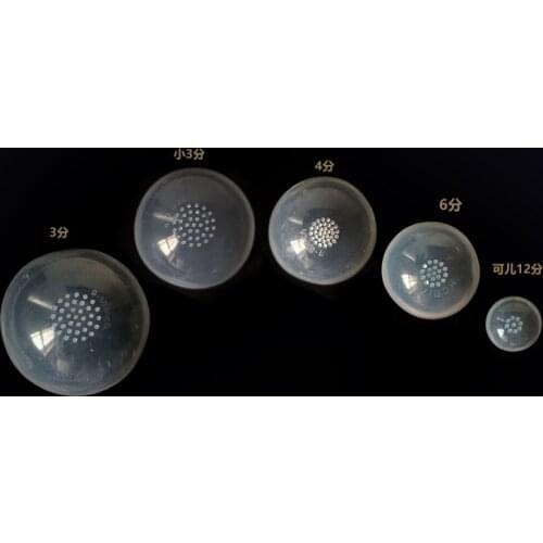 Doll accessories Head Clear Silicone Wig Cap Protection Cover for 1/6 1/4 1/3 1/8 1/12 BJD Doll SD doll