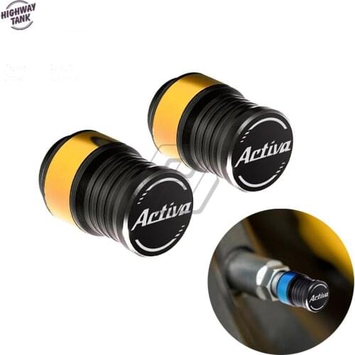 Motorcycle Accessories Wheel Tire Valve Caps Case for Honda Activa 125 Scooter Rim